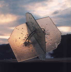 Celeste(fussing glass, 35x35x30cm)